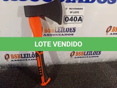 LOTE 040 - 01 MACHADINHA CAÇA E PESCA COM CABO EMBORRACHADO. (NO ESTADO) ATENÇÃO! FAZER A VISITAÇÃO ANTES DE ARREMATAR, NÃO SABEMOS SE FUNCIONA. LEILÃO NÃO TEM GARANTIA E NEM DEVOLUÇÃO, SUJEITO A POSSÍVEIS AVARIAS VISÍVEIS/OCULTAS E/OU AUSÊNCIA DE COMPONENTES.