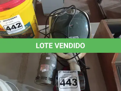 LOTE 443 - 02 SIRENES, 02 PROTETORES DE DISCO, 01 MORSA E 01 ASPIRADOR DE PÓ. (NO ESTADO) ATENÇÃO! FAZER A VISITAÇÃO ANTES DE ARREMATAR, NÃO SABEMOS SE FUNCIONA. LEILÃO NÃO TEM GARANTIA E NEM DEVOLUÇÃO, SUJEITO A POSSÍVEIS AVARIAS VISÍVEIS/OCULTAS E/OU AUSÊNCIA DE COMPONENTES.