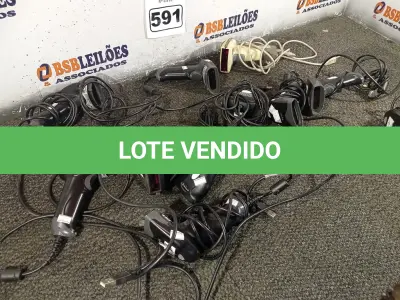 LOTE 591 - 01 LOTE COM VÁRIOS LEITORES DE CÓDIGO DE BARRAS. (NO ESTADO) ATENÇÃO! FAZER A VISITAÇÃO ANTES DE ARREMATAR, NÃO SABEMOS SE FUNCIONA. LEILÃO NÃO TEM GARANTIA E NEM DEVOLUÇÃO, SUJEITO A POSSÍVEIS AVARIAS VISÍVEIS/OCULTAS E/OU AUSÊNCIA DE COMPONENTES.