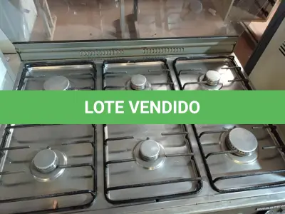 LOTE 482 - 01 FOGÃO A GÁS 06 BOCAS MARCA BRASTEMP. (NO ESTADO) ATENÇÃO! FAZER A VISITAÇÃO ANTES DE ARREMATAR, NÃO SABEMOS SE FUNCIONA. LEILÃO NÃO TEM GARANTIA E NEM DEVOLUÇÃO, SUJEITO A POSSÍVEIS AVARIAS VISÍVEIS/OCULTAS E/OU AUSÊNCIA DE COMPONENTES.