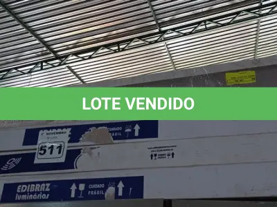 LOTE 511 - 04 LUMINÁRIAS DE EMBUTIR 7808 2X32/40 MARCAS EDIBRAZ. (NO ESTADO) ATENÇÃO! FAZER A VISITAÇÃO ANTES DE ARREMATAR, NÃO SABEMOS SE FUNCIONA. LEILÃO NÃO TEM GARANTIA E NEM DEVOLUÇÃO, SUJEITO A POSSÍVEIS AVARIAS VISÍVEIS/OCULTAS E/OU AUSÊNCIA DE COMPONENTES.
