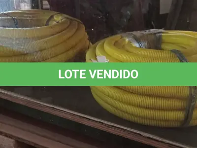 LOTE 576 - 02 ROLOS DE MANGUEIRA CORRUGADA. (NO ESTADO) ATENÇÃO! FAZER A VISITAÇÃO ANTES DE ARREMATAR, NÃO SABEMOS SE FUNCIONA. LEILÃO NÃO TEM GARANTIA E NEM DEVOLUÇÃO, SUJEITO A POSSÍVEIS AVARIAS VISÍVEIS/OCULTAS E/OU AUSÊNCIA DE COMPONENTES.