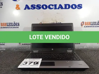 LOTE 379 - 01 NOTEBOOK MARCA HP PROBOOK 6445B. (NO ESTADO) ATENÇÃO! FAZER A VISITAÇÃO ANTES DE ARREMATAR, NÃO SABEMOS SE FUNCIONA. LEILÃO NÃO TEM GARANTIA E NEM DEVOLUÇÃO, SUJEITO A POSSÍVEIS AVARIAS VISÍVEIS/OCULTAS E/OU AUSÊNCIA DE COMPONENTES.