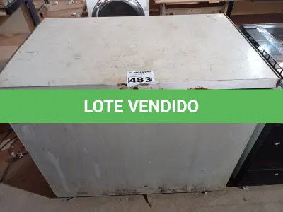 LOTE 483 - 01 FREEZER HORIZONTAL COM AVARIAS. (NO ESTADO) ATENÇÃO! FAZER A VISITAÇÃO ANTES DE ARREMATAR, NÃO SABEMOS SE FUNCIONA. LEILÃO NÃO TEM GARANTIA E NEM DEVOLUÇÃO, SUJEITO A POSSÍVEIS AVARIAS VISÍVEIS/OCULTAS E/OU AUSÊNCIA DE COMPONENTES.