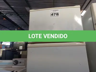 LOTE 478 - 01 GELADEIRA MARCA CÔNSUL 220V. (NO ESTADO) ATENÇÃO! FAZER A VISITAÇÃO ANTES DE ARREMATAR, NÃO SABEMOS SE FUNCIONA. LEILÃO NÃO TEM GARANTIA E NEM DEVOLUÇÃO, SUJEITO A POSSÍVEIS AVARIAS VISÍVEIS/OCULTAS E/OU AUSÊNCIA DE COMPONENTES.