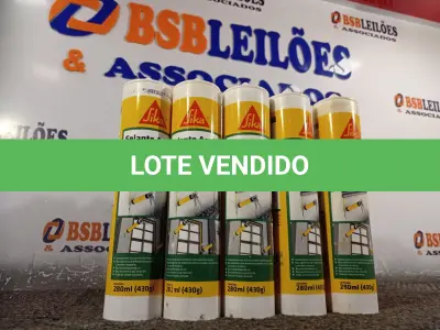 LOTE 537 - 12 TUBOS DE SELANTE PARA JUNTAS DE DILATAÇÃO SIKA FLEX 300ML. (NO ESTADO) ATENÇÃO! FAZER A VISITAÇÃO ANTES DE ARREMATAR, NÃO SABEMOS SE FUNCIONA. LEILÃO NÃO TEM GARANTIA E NEM DEVOLUÇÃO, SUJEITO A POSSÍVEIS AVARIAS VISÍVEIS/OCULTAS E/OU AUSÊNCIA DE COMPONENTES.