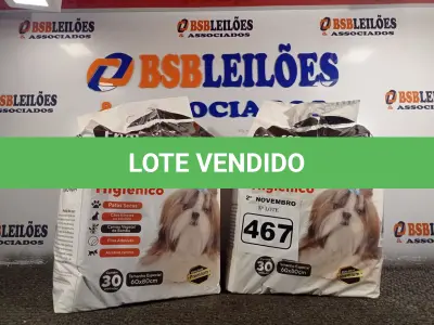 LOTE 467 - 02 PACOTES DE TAPETE HIGIÊNICO COM 30 UNIDADES. (NO ESTADO) ATENÇÃO! FAZER A VISITAÇÃO ANTES DE ARREMATAR, NÃO SABEMOS SE FUNCIONA. LEILÃO NÃO TEM GARANTIA E NEM DEVOLUÇÃO, SUJEITO A POSSÍVEIS AVARIAS VISÍVEIS/OCULTAS E/OU AUSÊNCIA DE COMPONENTES.