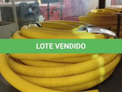 LOTE 576 - 02 ROLOS DE MANGUEIRA CORRUGADA. (NO ESTADO) ATENÇÃO! FAZER A VISITAÇÃO ANTES DE ARREMATAR, NÃO SABEMOS SE FUNCIONA. LEILÃO NÃO TEM GARANTIA E NEM DEVOLUÇÃO, SUJEITO A POSSÍVEIS AVARIAS VISÍVEIS/OCULTAS E/OU AUSÊNCIA DE COMPONENTES.