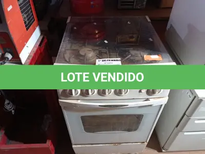 LOTE 203 - 01 FOGÃO A GÁS 04 BOCAS MARCA BRASTEMP. (NO ESTADO) ATENÇÃO! FAZER A VISITAÇÃO ANTES DE ARREMATAR, NÃO SABEMOS SE FUNCIONA. LEILÃO NÃO TEM GARANTIA E NEM DEVOLUÇÃO, SUJEITO A POSSÍVEIS AVARIAS VISÍVEIS/OCULTAS E/OU AUSÊNCIA DE COMPONENTES.