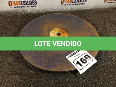 LOTE 169 - 05 DISCOS DE CORTE REFORÇADO. (NO ESTADO) ATENÇÃO! FAZER A VISITAÇÃO ANTES DE ARREMATAR, NÃO SABEMOS SE FUNCIONA. LEILÃO NÃO TEM GARANTIA E NEM DEVOLUÇÃO, SUJEITO A POSSÍVEIS AVARIAS VISÍVEIS/OCULTAS E/OU AUSÊNCIA DE COMPONENTES.