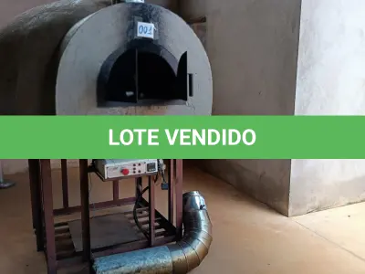 LOTE 001 - 01 FORNO DE PIZZA A LENHA E ELÉTRICO DA FORNOFLEX E EXAUSTÃO DO FORNO. (NO ESTADO DE CONSERVAÇÃO QUE SE ENCONTRA, NÃO SABEMOS SE FUNCIONA. LEILÃO NÃO TEM GARANTIA E NEM DEVOLUÇÃO).