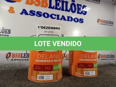 LOTE 172 - 02 GALÕES DE ESMALTE IQUINE MADEIRA E METAIS 3,6L NAS CORES VERMELHO. (NO ESTADO) ATENÇÃO! FAZER A VISITAÇÃO ANTES DE ARREMATAR, NÃO SABEMOS SE FUNCIONA. LEILÃO NÃO TEM GARANTIA E NEM DEVOLUÇÃO, SUJEITO A POSSÍVEIS AVARIAS VISÍVEIS/OCULTAS E/OU AUSÊNCIA DE COMPONENTES.