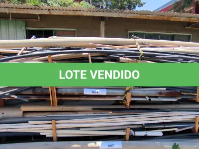 LOTE 094 - 01 LOTE COM CANOS DE ÁGUA E ESGOTOS DIVERSOS TAMANHOS (NO ESTADO, NÃO SABEMOS SE FUNCIONA. LEILÃO NÃO TEM GARANTIA E NEM DEVOLUÇÃO).