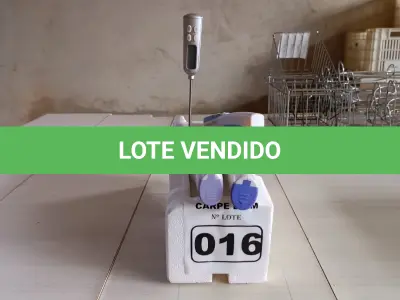 LOTE 016 - 08 TERMÔMETROS, TAMANHOS DIVERSOS. (NO ESTADO, NÃO SABEMOS SE FUNCIONA. LEILÃO NÃO TEM GARANTIA E NEM DEVOLUÇÃO).