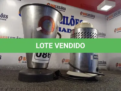 LOTE 086 - 01 LIQUIDIFICADOR INDUSTRIAL. (NO ESTADO) ATENÇÃO! FAZER A VISITAÇÃO ANTES DE ARREMATAR, NÃO SABEMOS SE FUNCIONA. LEILÃO NÃO TEM GARANTIA E NEM DEVOLUÇÃO, SUJEITO A POSSÍVEIS AVARIAS VISÍVEIS/OCULTAS E/OU AUSÊNCIA DE COMPONENTES.