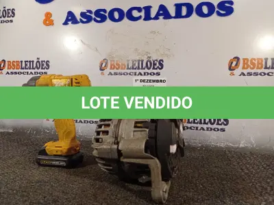 LOTE 167 - 01 ALTERNADOR E 01 PARAFUSADEIRA. (NO ESTADO) ATENÇÃO! FAZER A VISITAÇÃO ANTES DE ARREMATAR, NÃO SABEMOS SE FUNCIONA. LEILÃO NÃO TEM GARANTIA E NEM DEVOLUÇÃO, SUJEITO A POSSÍVEIS AVARIAS VISÍVEIS/OCULTAS E/OU AUSÊNCIA DE COMPONENTES.