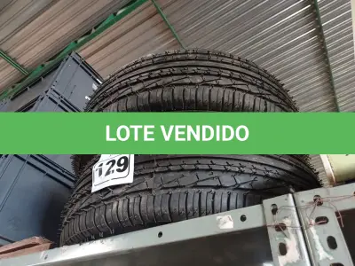 LOTE 129 - 02 PNEUS REMOLD 205/65/15. (NO ESTADO) ATENÇÃO! FAZER A VISITAÇÃO ANTES DE ARREMATAR, NÃO SABEMOS SE FUNCIONA. LEILÃO NÃO TEM GARANTIA E NEM DEVOLUÇÃO, SUJEITO A POSSÍVEIS AVARIAS VISÍVEIS/OCULTAS E/OU AUSÊNCIA DE COMPONENTES.