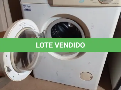 LOTE 213 - 01 LAVADORA DE ROUPAS MARCA ELECTROLUX. (NO ESTADO) ATENÇÃO! FAZER A VISITAÇÃO ANTES DE ARREMATAR, NÃO SABEMOS SE FUNCIONA. LEILÃO NÃO TEM GARANTIA E NEM DEVOLUÇÃO, SUJEITO A POSSÍVEIS AVARIAS VISÍVEIS/OCULTAS E/OU AUSÊNCIA DE COMPONENTES.