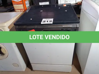 LOTE 212 - 01 LAVA LOUÇAS MARCA BRASTEMP. (NO ESTADO) ATENÇÃO! FAZER A VISITAÇÃO ANTES DE ARREMATAR, NÃO SABEMOS SE FUNCIONA. LEILÃO NÃO TEM GARANTIA E NEM DEVOLUÇÃO, SUJEITO A POSSÍVEIS AVARIAS VISÍVEIS/OCULTAS E/OU AUSÊNCIA DE COMPONENTES.