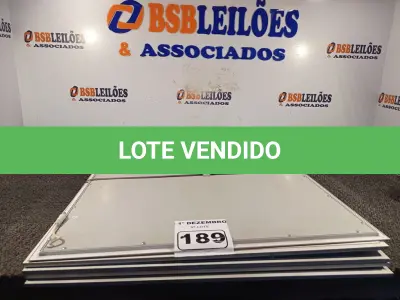 LOTE 189 - 05 PAINÉIS DE LED. (NO ESTADO) ATENÇÃO! FAZER A VISITAÇÃO ANTES DE ARREMATAR, NÃO SABEMOS SE FUNCIONA. LEILÃO NÃO TEM GARANTIA E NEM DEVOLUÇÃO, SUJEITO A POSSÍVEIS AVARIAS VISÍVEIS/OCULTAS E/OU AUSÊNCIA DE COMPONENTES.