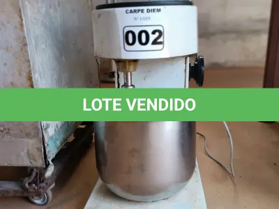 LOTE 002 - 01 BATEDEIRA INDUSTRIAL (NO ESTADO DE CONSERVAÇÃO QUE SE ENCONTRA, NÃO SABEMOS SE FUNCIONA. LEILÃO NÃO TEM GARANTIA E NEM DEVOLUÇÃO).