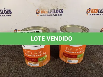 LOTE 172 - 02 GALÕES DE ESMALTE IQUINE MADEIRA E METAIS 3,6L NAS CORES VERMELHO. (NO ESTADO) ATENÇÃO! FAZER A VISITAÇÃO ANTES DE ARREMATAR, NÃO SABEMOS SE FUNCIONA. LEILÃO NÃO TEM GARANTIA E NEM DEVOLUÇÃO, SUJEITO A POSSÍVEIS AVARIAS VISÍVEIS/OCULTAS E/OU AUSÊNCIA DE COMPONENTES.