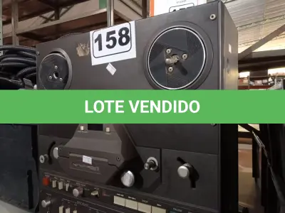 LOTE 158 - 01 GRAVADOR DE ROLO. (NO ESTADO) ATENÇÃO! FAZER A VISITAÇÃO ANTES DE ARREMATAR, NÃO SABEMOS SE FUNCIONA. LEILÃO NÃO TEM GARANTIA E NEM DEVOLUÇÃO, SUJEITO A POSSÍVEIS AVARIAS VISÍVEIS/OCULTAS E/OU AUSÊNCIA DE COMPONENTES.