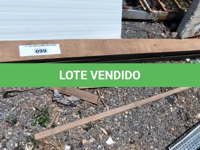 LOTE 099 - 01 LOTE COM MADEIRAS (NO ESTADO, NÃO SABEMOS SE FUNCIONA. LEILÃO NÃO TEM GARANTIA E NEM DEVOLUÇÃO).