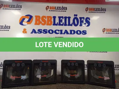 LOTE 018 - 04 LEITORES DE CÓDIGO DE BARRAS. (NO ESTADO) ATENÇÃO! FAZER A VISITAÇÃO ANTES DE ARREMATAR, NÃO SABEMOS SE FUNCIONA. LEILÃO NÃO TEM GARANTIA E NEM DEVOLUÇÃO, SUJEITO A POSSÍVEIS AVARIAS VISÍVEIS/OCULTAS E/OU AUSÊNCIA DE COMPONENTES.
