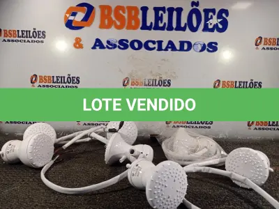 LOTE 146 - 07 CHUVEIROS ELÉTRICOS MARCAS E MODELOS DIVERSOS. (NO ESTADO) ATENÇÃO! FAZER A VISITAÇÃO ANTES DE ARREMATAR, NÃO SABEMOS SE FUNCIONA. LEILÃO NÃO TEM GARANTIA E NEM DEVOLUÇÃO, SUJEITO A POSSÍVEIS AVARIAS VISÍVEIS/OCULTAS E/OU AUSÊNCIA DE COMPONENTES.