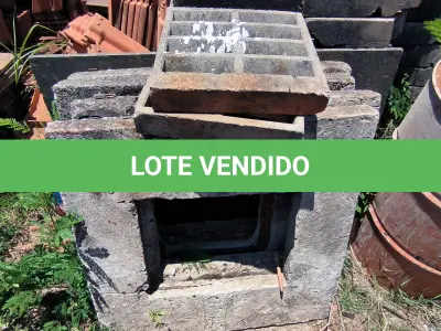 LOTE 087 - 01 LOTE COM RALOS QUADRADOS EM CONCRETO E TAMPAS EM CONCRETO (NO ESTADO, NÃO SABEMOS SE FUNCIONA. LEILÃO NÃO TEM GARANTIA E NEM DEVOLUÇÃO).