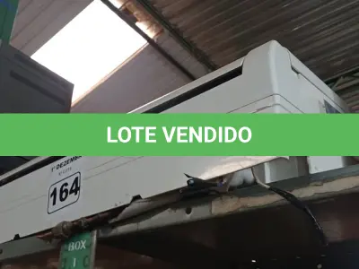 LOTE 164 - 01 EVAPORADORA MARCA CARRIER 12000BTU. (NO ESTADO) ATENÇÃO! FAZER A VISITAÇÃO ANTES DE ARREMATAR, NÃO SABEMOS SE FUNCIONA. LEILÃO NÃO TEM GARANTIA E NEM DEVOLUÇÃO, SUJEITO A POSSÍVEIS AVARIAS VISÍVEIS/OCULTAS E/OU AUSÊNCIA DE COMPONENTES.