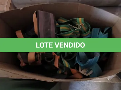 LOTE 012 - 01 LOTE COM CINTA TIPO (CADEIRINHAS ) (NO ESTADO, NÃO SABEMOS SE FUNCIONA. LEILÃO NÃO TEM GARANTIA E NEM DEVOLUÇÃO).