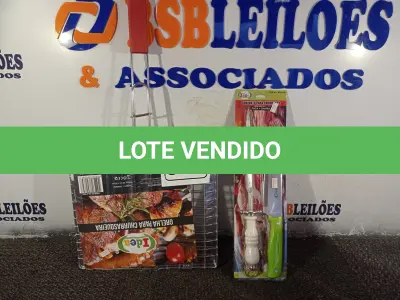 LOTE 053 - 01 KIT CHURRASCO. (NO ESTADO) ATENÇÃO! FAZER A VISITAÇÃO ANTES DE ARREMATAR, NÃO SABEMOS SE FUNCIONA. LEILÃO NÃO TEM GARANTIA E NEM DEVOLUÇÃO, SUJEITO A POSSÍVEIS AVARIAS VISÍVEIS/OCULTAS E/OU AUSÊNCIA DE COMPONENTES.