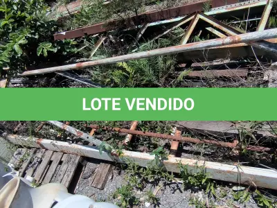 LOTE 101 - 01 ESCADA EM FERRO (NO ESTADO, NÃO SABEMOS SE FUNCIONA. LEILÃO NÃO TEM GARANTIA E NEM DEVOLUÇÃO).