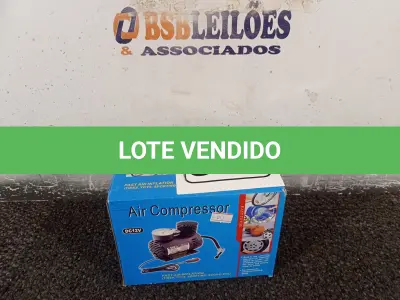 LOTE 049 - 01 COMPRESSOR DE AR PORTÁTIL 12V. (NO ESTADO) ATENÇÃO! FAZER A VISITAÇÃO ANTES DE ARREMATAR, NÃO SABEMOS SE FUNCIONA. LEILÃO NÃO TEM GARANTIA E NEM DEVOLUÇÃO, SUJEITO A POSSÍVEIS AVARIAS VISÍVEIS/OCULTAS E/OU AUSÊNCIA DE COMPONENTES.