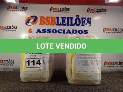 LOTE 114 - 20 LITROS DE DESINFETANTE HOSPITALAR PARA SUPERFÍCIES FIXAS E ARTIGOS NÃO CRÍTICOS. (NO ESTADO) ATENÇÃO! FAZER A VISITAÇÃO ANTES DE ARREMATAR, NÃO SABEMOS SE FUNCIONA. LEILÃO NÃO TEM GARANTIA E NEM DEVOLUÇÃO, SUJEITO A POSSÍVEIS AVARIAS VISÍVEIS/OCULTAS E/OU AUSÊNCIA DE COMPONENTES.