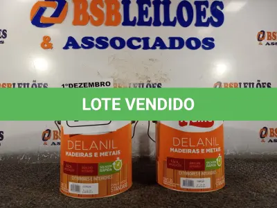 LOTE 172 - 02 GALÕES DE ESMALTE IQUINE MADEIRA E METAIS 3,6L NAS CORES VERMELHO. (NO ESTADO) ATENÇÃO! FAZER A VISITAÇÃO ANTES DE ARREMATAR, NÃO SABEMOS SE FUNCIONA. LEILÃO NÃO TEM GARANTIA E NEM DEVOLUÇÃO, SUJEITO A POSSÍVEIS AVARIAS VISÍVEIS/OCULTAS E/OU AUSÊNCIA DE COMPONENTES.