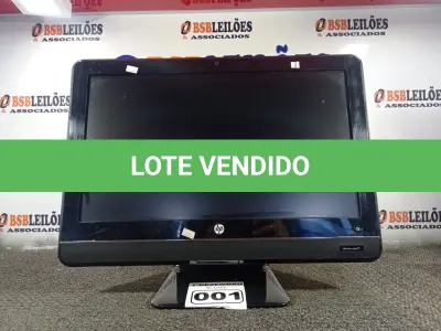 LOTE 001 - 01 COMPUTADOR ALL IN ONE MARCA HP. (NO ESTADO) ATENÇÃO! FAZER A VISITAÇÃO ANTES DE ARREMATAR, NÃO SABEMOS SE FUNCIONA. LEILÃO NÃO TEM GARANTIA E NEM DEVOLUÇÃO, SUJEITO A POSSÍVEIS AVARIAS VISÍVEIS/OCULTAS E/OU AUSÊNCIA DE COMPONENTES.
