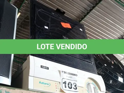 LOTE 103 - 01 LAVA LOUÇAS ENXUTA. (NO ESTADO) ATENÇÃO! FAZER A VISITAÇÃO ANTES DE ARREMATAR, NÃO SABEMOS SE FUNCIONA. LEILÃO NÃO TEM GARANTIA E NEM DEVOLUÇÃO, SUJEITO A POSSÍVEIS AVARIAS VISÍVEIS/OCULTAS E/OU AUSÊNCIA DE COMPONENTES.