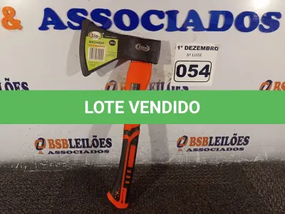 LOTE 054 - 01 MACHADINHA CAÇA E PESCA COM CABO EMBORRACHADO. (NO ESTADO) ATENÇÃO! FAZER A VISITAÇÃO ANTES DE ARREMATAR, NÃO SABEMOS SE FUNCIONA. LEILÃO NÃO TEM GARANTIA E NEM DEVOLUÇÃO, SUJEITO A POSSÍVEIS AVARIAS VISÍVEIS/OCULTAS E/OU AUSÊNCIA DE COMPONENTES.