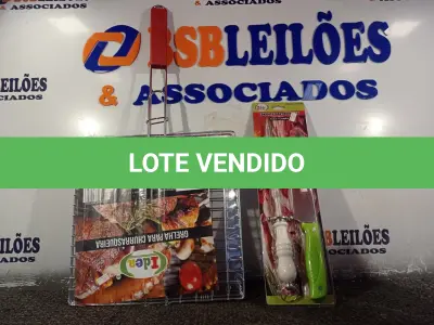 LOTE 053 - 01 KIT CHURRASCO. (NO ESTADO) ATENÇÃO! FAZER A VISITAÇÃO ANTES DE ARREMATAR, NÃO SABEMOS SE FUNCIONA. LEILÃO NÃO TEM GARANTIA E NEM DEVOLUÇÃO, SUJEITO A POSSÍVEIS AVARIAS VISÍVEIS/OCULTAS E/OU AUSÊNCIA DE COMPONENTES.