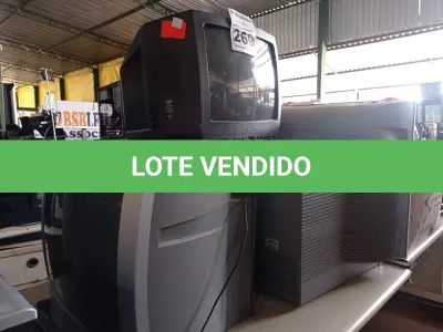 LOTE 269 - 03 TV’S DE TUBO MARCAS E MODELOS DIVERSOS. (NO ESTADO) ATENÇÃO! FAZER A VISITAÇÃO ANTES DE ARREMATAR, NÃO SABEMOS SE FUNCIONA. LEILÃO NÃO TEM GARANTIA E NEM DEVOLUÇÃO, SUJEITO A POSSÍVEIS AVARIAS VISÍVEIS/OCULTAS E/OU AUSÊNCIA DE COMPONENTES.
