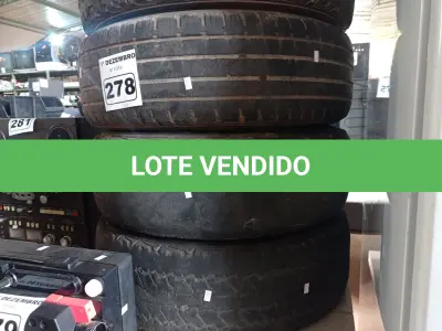 LOTE 278 - 04 RODAS DE FERRO PARA CAMIONETE 05 FUROS COM PNEUS USADOS ARO 15. (NO ESTADO) ATENÇÃO! FAZER A VISITAÇÃO ANTES DE ARREMATAR, NÃO SABEMOS SE FUNCIONA. LEILÃO NÃO TEM GARANTIA E NEM DEVOLUÇÃO, SUJEITO A POSSÍVEIS AVARIAS VISÍVEIS/OCULTAS E/OU AUSÊNCIA DE COMPONENTES.