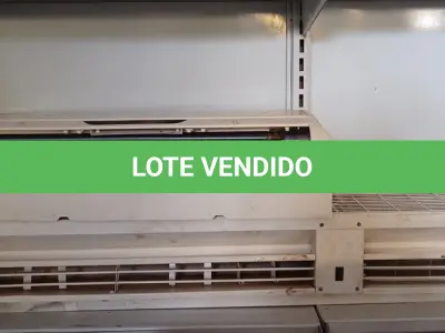 LOTE 498 - 01 EVAPORADORA CARRIER 12000BTU E 01 CORTINA DE AR. (NO ESTADO) ATENÇÃO! FAZER A VISITAÇÃO ANTES DE ARREMATAR, NÃO SABEMOS SE FUNCIONA. LEILÃO NÃO TEM GARANTIA E NEM DEVOLUÇÃO, SUJEITO A POSSÍVEIS AVARIAS VISÍVEIS/OCULTAS E/OU AUSÊNCIA DE COMPONENTES.