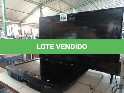LOTE 366 - 02 TV’S MARCAS E MODELOS DIVERSOS PARA RETIRADA DE PEÇAS. (NO ESTADO) ATENÇÃO! FAZER A VISITAÇÃO ANTES DE ARREMATAR, NÃO SABEMOS SE FUNCIONA. LEILÃO NÃO TEM GARANTIA E NEM DEVOLUÇÃO, SUJEITO A POSSÍVEIS AVARIAS VISÍVEIS/OCULTAS E/OU AUSÊNCIA DE COMPONENTES.