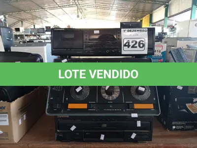 LOTE 426 - 01 APARELHO DE AUDIOMETRIA, 01 STÉREO DUPLO CASSETE, 01 VIDEOCASSETE E 01 IMPRESSORA MATRICIAL. (NO ESTADO) ATENÇÃO! FAZER A VISITAÇÃO ANTES DE ARREMATAR, NÃO SABEMOS SE FUNCIONA. LEILÃO NÃO TEM GARANTIA E NEM DEVOLUÇÃO, SUJEITO A POSSÍVEIS AVARIAS VISÍVEIS/OCULTAS E/OU AUSÊNCIA DE COMPONENTES.