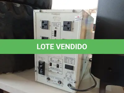 LOTE 364 - 01 NOBREAK. (NO ESTADO) ATENÇÃO! FAZER A VISITAÇÃO ANTES DE ARREMATAR, NÃO SABEMOS SE FUNCIONA. LEILÃO NÃO TEM GARANTIA E NEM DEVOLUÇÃO, SUJEITO A POSSÍVEIS AVARIAS VISÍVEIS/OCULTAS E/OU AUSÊNCIA DE COMPONENTES.