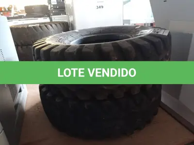 LOTE 419 - 02 PNEUS PARA EMPILHADEIRA 6-50X10. (NO ESTADO) ATENÇÃO! FAZER A VISITAÇÃO ANTES DE ARREMATAR, NÃO SABEMOS SE FUNCIONA. LEILÃO NÃO TEM GARANTIA E NEM DEVOLUÇÃO, SUJEITO A POSSÍVEIS AVARIAS VISÍVEIS/OCULTAS E/OU AUSÊNCIA DE COMPONENTES.
