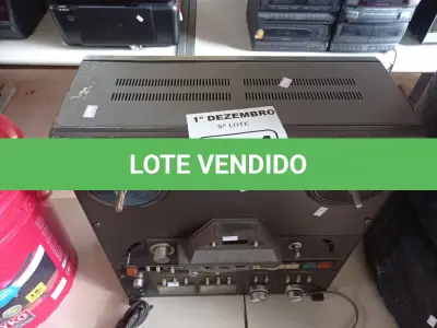 LOTE 281 - 01 GRAVADOR DE ROLO. (NO ESTADO) ATENÇÃO! FAZER A VISITAÇÃO ANTES DE ARREMATAR, NÃO SABEMOS SE FUNCIONA. LEILÃO NÃO TEM GARANTIA E NEM DEVOLUÇÃO, SUJEITO A POSSÍVEIS AVARIAS VISÍVEIS/OCULTAS E/OU AUSÊNCIA DE COMPONENTES.